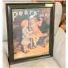 Image 1 : PEAR'S SOAP ADVERTISING FRAMED PICTURE