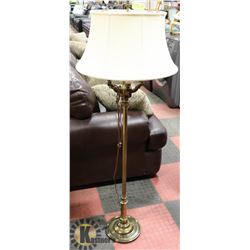 ESTATE BRASS TONE FLOOR LAMP