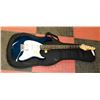 Image 1 : PEAVEY EXP BLUE ELECTRIC GUITAR WITH SOFT CASE.