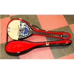 LARGE MANDO STYLE 8 STRING INSTRUMENT WITH HARD