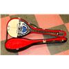 Image 1 : LARGE MANDO STYLE 8 STRING INSTRUMENT WITH HARD