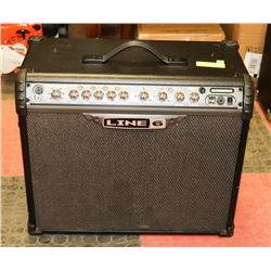 LINE 6 SPIDER IV30 GUITAR AMP WITH FENDER COVER.