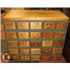 Image 1 : 25 DRAWER STORAGE UNIT FROM ESTATE SEWING ROOM