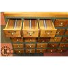Image 4 : 25 DRAWER STORAGE UNIT FROM ESTATE SEWING ROOM