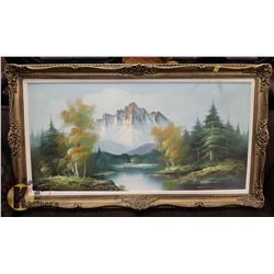 LARGE FRAMED OIL PAINTING