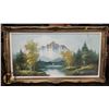 Image 1 : LARGE FRAMED OIL PAINTING