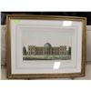 Image 1 : FRAMED MATTED PRINT PALAIS ROYALE DE LAEKEN