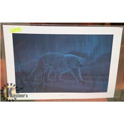 "ARCTIC FIRE" SIGNED, LTD EDITION PRINT BY ROD