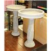 Image 1 : LOT OF 2 ASSORTED CONCRETE BIRDBATHS