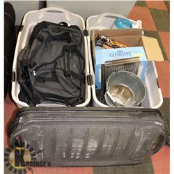 PALLET OF ASSORTED EDDIE BAUER BAGS, JAGUAR