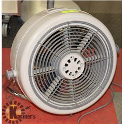 FLOOR FAN, ADJUSTABLE DIRECTION, BEIGE