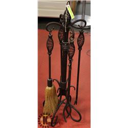 METAL FIRESIDE COMPANION SET