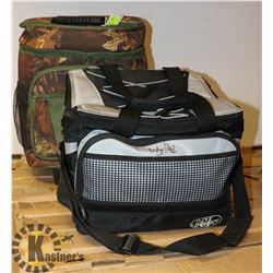 LOT OF 2 COOLERS, ONE IS A PULL ALONG