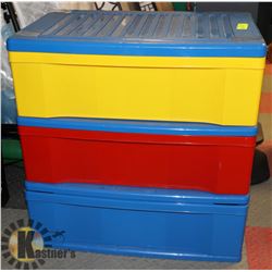 STORAGE PLASTIC 3 DRAWER CONTAINER