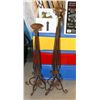 Image 1 : PAIR OF METAL DECORATIVE CANDLE HOLDERS