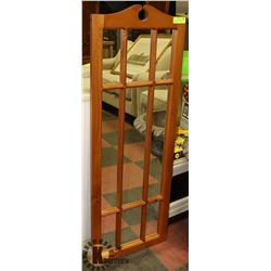 WOOD WINDOW FRAME STYLE MIRROR