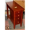 Image 1 : 4-DRAWER END TABLE,11.5"X24"X24.5".