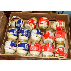 BOX OF REAL MAYONAISSE AND SANDWICH SPREAD