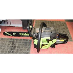 POULAN 14" 33CC CHAINSAW.