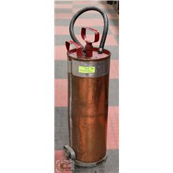 VINTAGE 'GENERAL" FIRE EXTINGUISHER. COLLECTIBLES