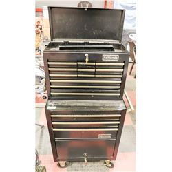 ACKLANDS 2 PC TOOL BOX, 29.5"X18"X53.5".