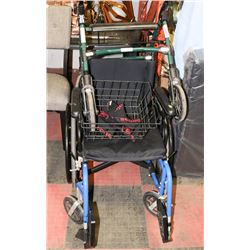 BREEZY 600 WHEELCHAIR SOLD WITH GREEN WALKER