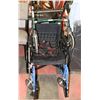 Image 1 : BREEZY 600 WHEELCHAIR SOLD WITH GREEN WALKER