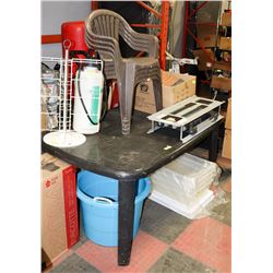 PATIO TABLE  AND CHAIRS
