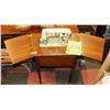 Image 1 : ZENITH SEWING MACHINE WITH CABINET.