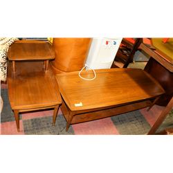MATCHING COFFEE AND 2 TIER END TABLE.
