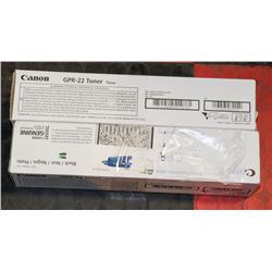 2 BOXES OF CANNON GPR-22 BLACK TONER