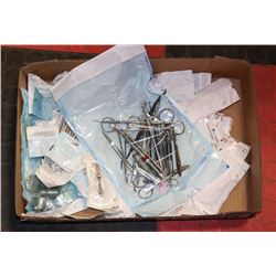 FLAT OF DENTAL TOOLS, SCRAPERS AND MORE