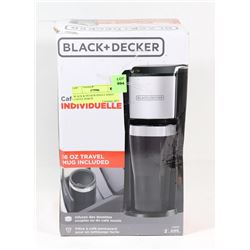 BLACK & DECKER SINGLE SERVE COFFEE MAKER