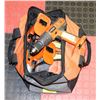 Image 1 : BAG OF RIDGID 18V TOOLS INCL 2 CHARGERS, AN IMPACT