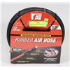 Image 1 : 25FT RUBBER CONTRACTOR AIR HOSE, 300PSI