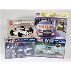LOT OF 4 MODEL CARS IN BOX.