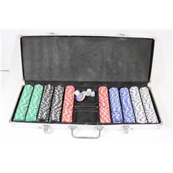 POKER CHIP SET IN CASE