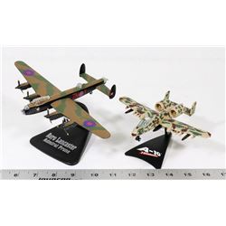 A-10 AND AVRO LANSCASTER ADMIRAL MODEL PLANES