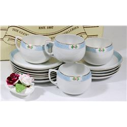 MEITO CHINA 10PC CUP AND SAUCER SET