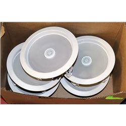 LOT OF 5 CEILING MOUNT SEAKERS BY IMAGEN AUDIO