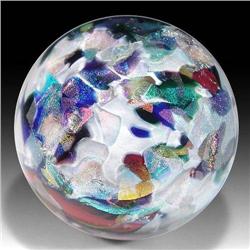 Lucy's Cloud Abstract Large Dichroic Marble