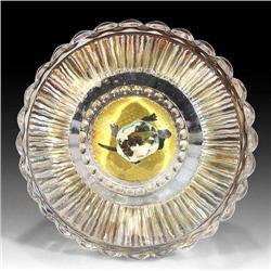 Antique Gillinder Hollow Turtle Paperweight