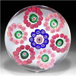 Antique Baccarat Dupont Garlands Paperweight
