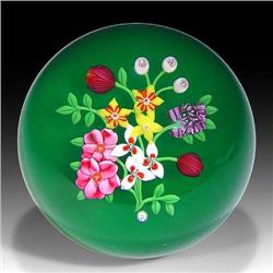 Baccarat 1992 Bouquet Paperweight