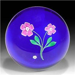 Baccarat 1973 Two Flower Paperweight