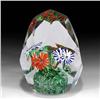 Image 1 : Bohemian Multi-Faceted Egg-shaped Paperweight
