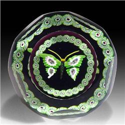 William Manson 1981 Butterfly Paperweight