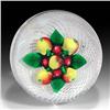 Image 1 : Antique NEGC Fruit Bouquet Paperweight