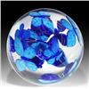 Image 2 : Steven Lundberg 2002 Blue Butterfly Orb on Stand