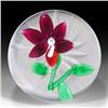 Image 1 : Saint Louis Early Modern Floral Paperweight